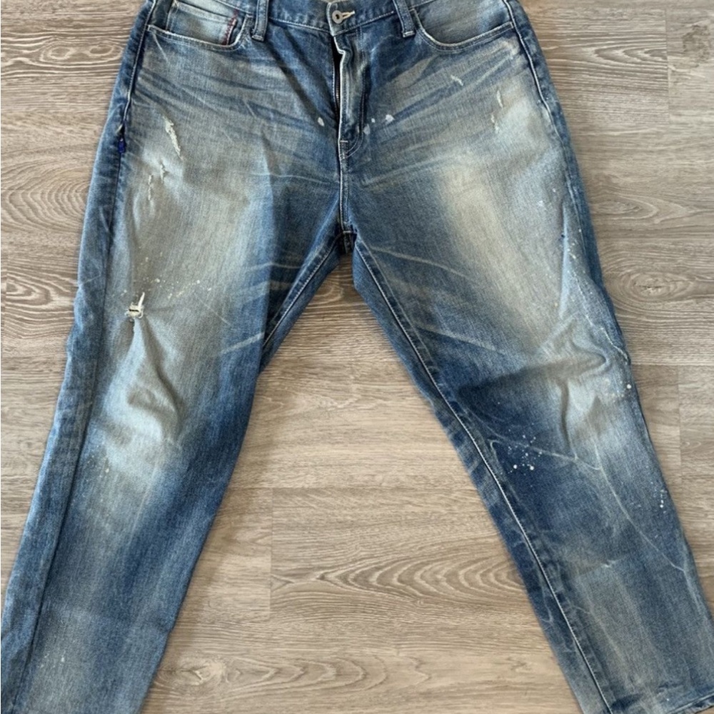 Blue Distressed Jeans